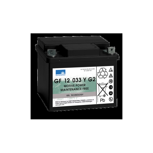 GF12033YG2 Sonnenschein Gel Cyclic Battery GF-Y, 12V 38Ah, 1 Year Warranty